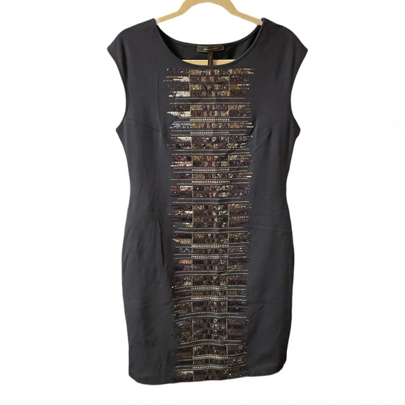 NWOT BCBGMAXAZRIA SERI SEQUIN DRESS - Picture 1 of 5